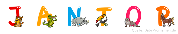 Jantop im Tieralphabet