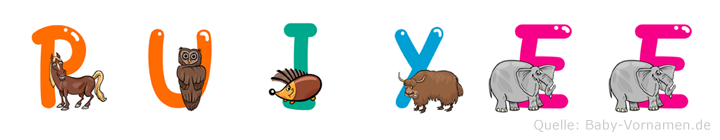 Puiyee im Tieralphabet