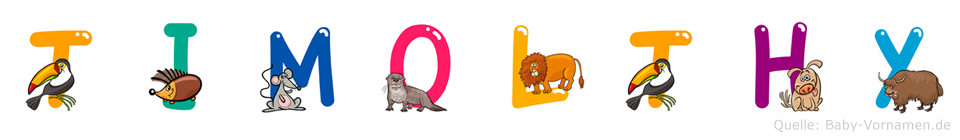 Timolthy im Tieralphabet
