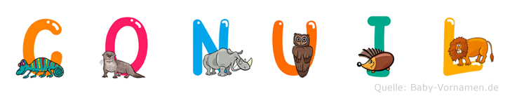 Conuil im Tieralphabet