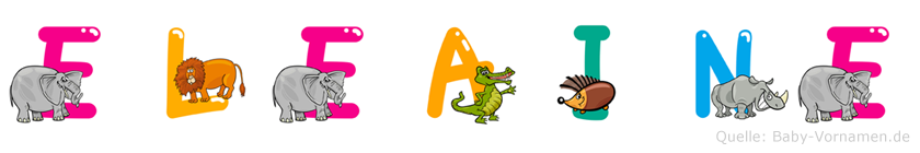 Eleaine im Tieralphabet