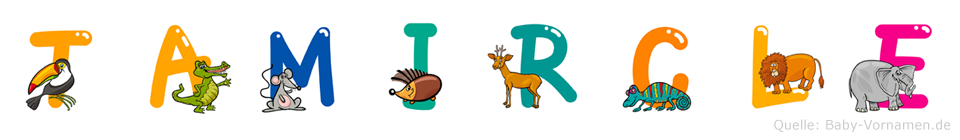 Tamircle im Tieralphabet