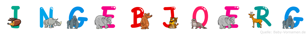 Ingebjoerg im Tieralphabet