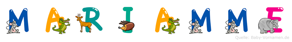 Mariamme im Tieralphabet