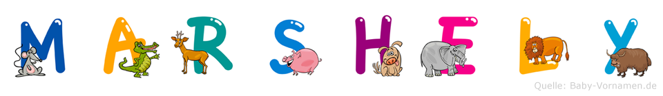 Marshely im Tieralphabet