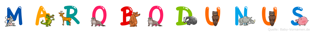 Marobodunus im Tieralphabet