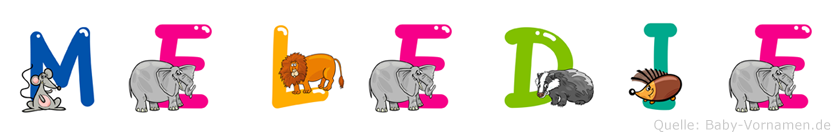 Meledie im Tieralphabet