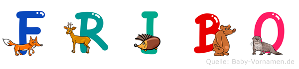 Fribo im Tieralphabet