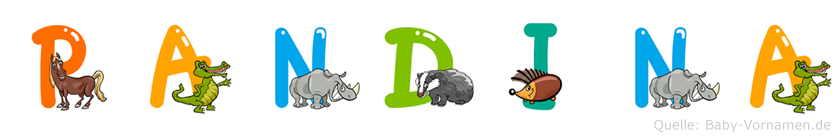 Pandina im Tieralphabet