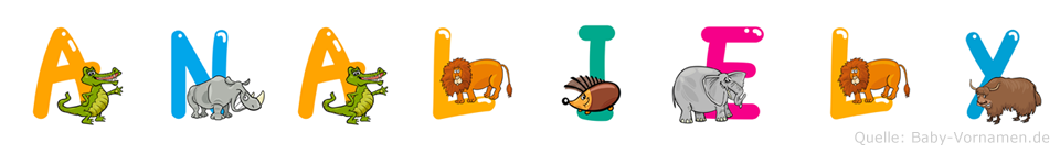 Analiely im Tieralphabet