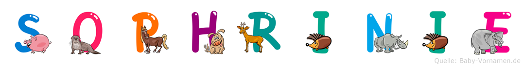 Sophrinie im Tieralphabet