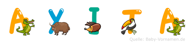 Ayita im Tieralphabet