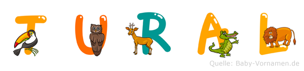 Tural im Tieralphabet