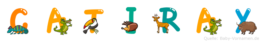 Catiray im Tieralphabet