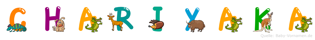 Chariyaka im Tieralphabet