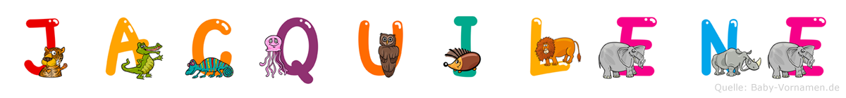 Jacquilene im Tieralphabet