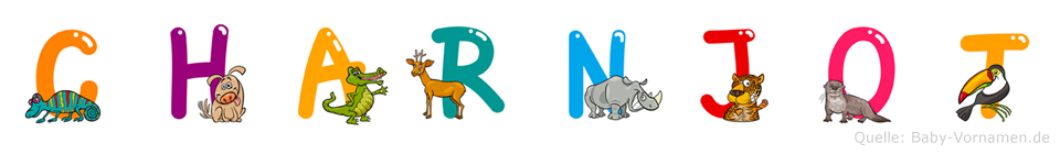 Charnjot im Tieralphabet