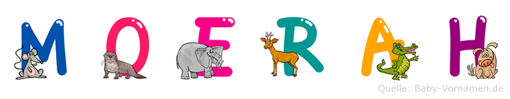 Moerah im Tieralphabet