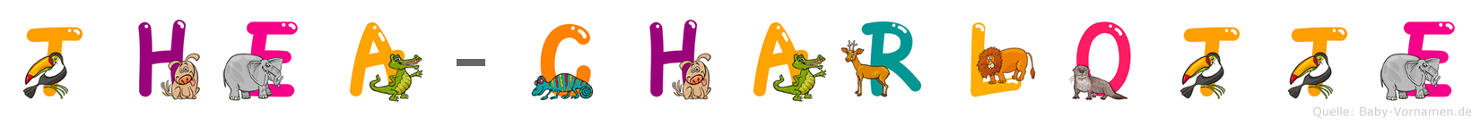 Thea-Charlotte im Tieralphabet
