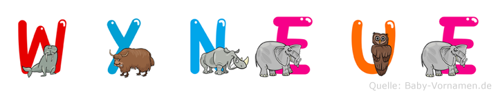 Wyneue im Tieralphabet