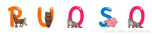Puoso im Tieralphabet