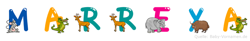 Marreya im Tieralphabet