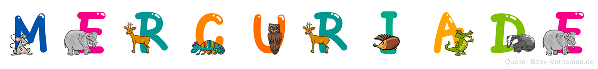 Mercuriade im Tieralphabet