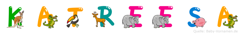 Katreesa im Tieralphabet