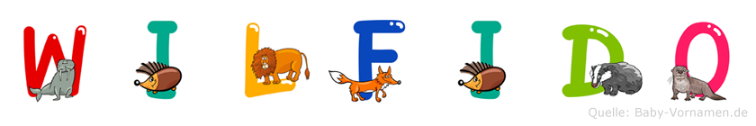 Wilfido im Tieralphabet