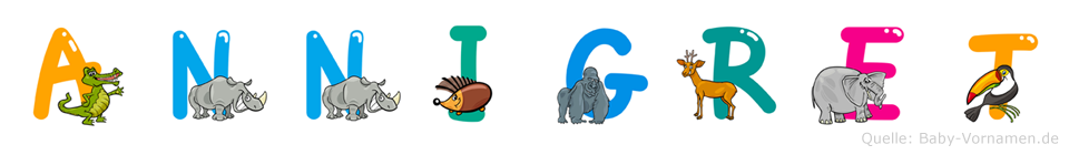 Annigret im Tieralphabet