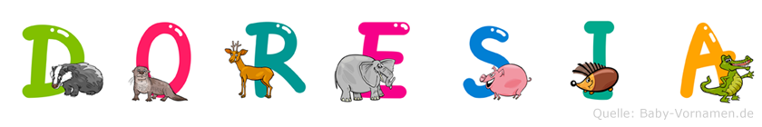 Doresia im Tieralphabet