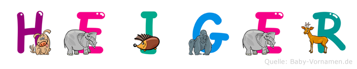 Heiger im Tieralphabet