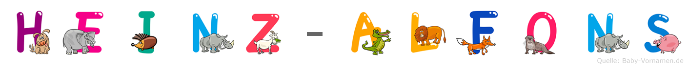 Heinz-Alfons im Tieralphabet