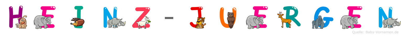 Heinz-Jürgen im Tieralphabet