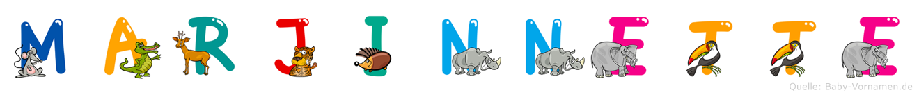 Marjinnette im Tieralphabet
