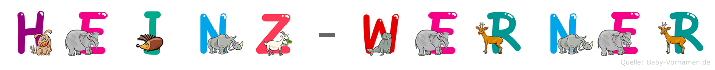 Heinz-Werner im Tieralphabet