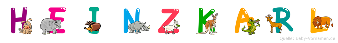 Heinzkarl im Tieralphabet