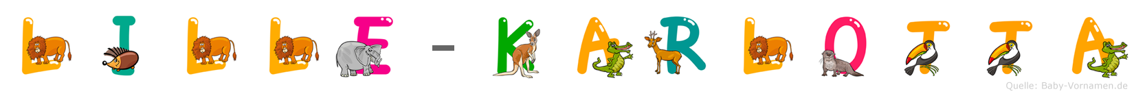 Lille-Karlotta im Tieralphabet