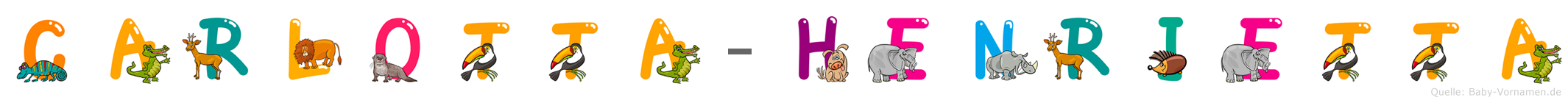 Carlotta-Henrietta im Tieralphabet