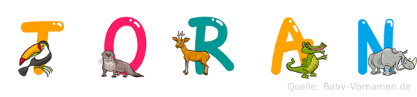 Toran im Tieralphabet