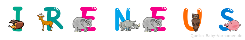 Ireneus im Tieralphabet