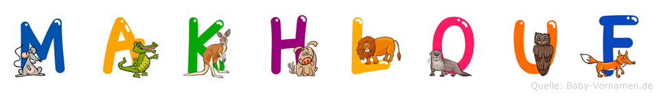 Makhlouf im Tieralphabet