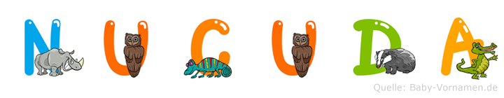 Nucuda im Tieralphabet