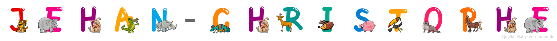 Jehan-Christophe im Tieralphabet