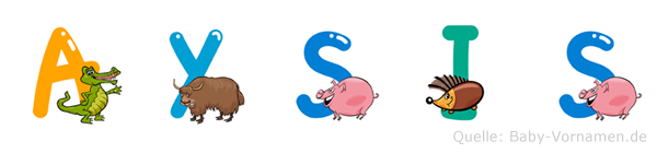 Aysis im Tieralphabet