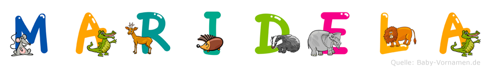 Maridela im Tieralphabet