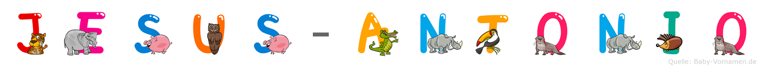 Jesus-Antonio im Tieralphabet