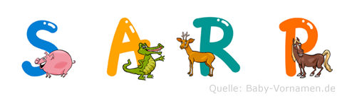 Sarp im Tieralphabet