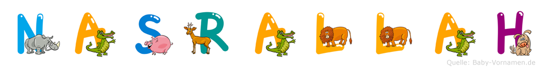 Nasrallah im Tieralphabet