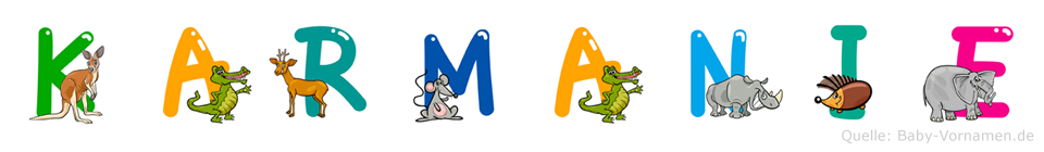 Karmanie im Tieralphabet